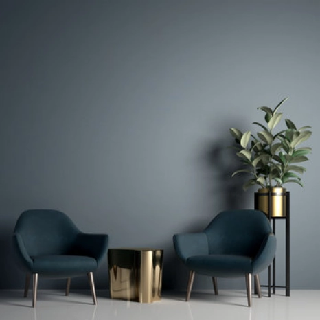 Completed modern interior