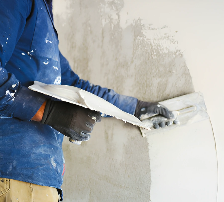 Wall finishing and plastering work